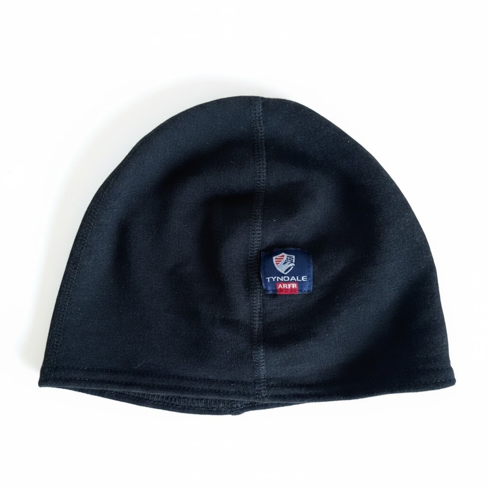 Tyndale NWT Arc Rated Flame Resistant Safety Fleece Workwear Black Hat Beanie